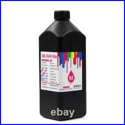 1 bottle of 1000ML White Ink (hard) and 1 refillable cartridge