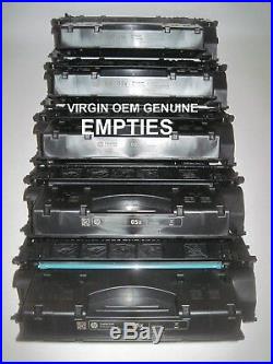 10 EMPTY Virgin OEM Genuine HP 05X Laser Toner Cartridges CE505X FAST FREE SHIP