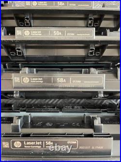 10 Genuine HP Empty Virgin HP 58A Toner Cartridges with OEM Chip