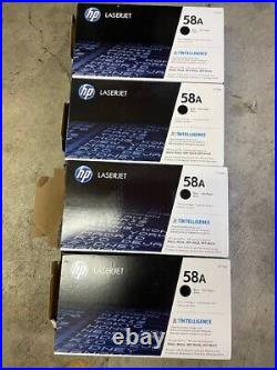 10 Genuine HP Empty Virgin HP 58A Toner Cartridges with OEM Chip