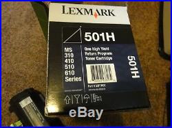 10 Virgin Genuine Empty Dell Lexmark MS810 Toner Cartridges
