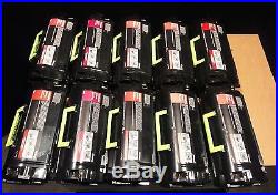 10 Virgin Genuine Empty Dell Lexmark MS810 Toner Cartridges FREE SHIP 521