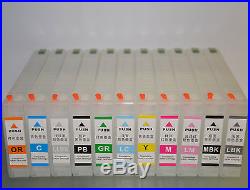 11 X Empty Refillable ink Cartridges For Epson Pro 4900 4910 with ARC