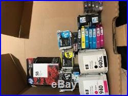 115 lot of HP Empty, 5 Epson & 5 Canon Cartridges Never refilled