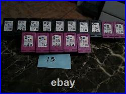 (120)empty MIX 65/64 Hp63xl 63/ 62/61xl 61/60xl 60/ Cartridges Black&tric