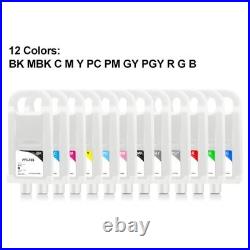 12PC PFI-706 Empty Ink Cartridge For Canon iPF8300 8300S 8400 8400SE 9400