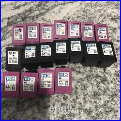 18 HP Empty Genuine Virgin Ink Cartridges HP 61XL Color 60-61 Black 61 Color
