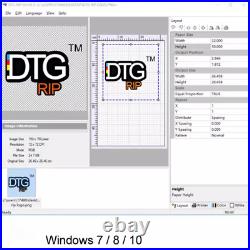 1PC Genuine CADline DTF AcroRIP V11.2 Software for L18050/L8050/ET-8550/XP-15000