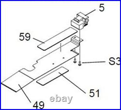 1PC Original Roland XC-540 PLATE CLAMP MEDIA 1000001523-L / 1000001524-R