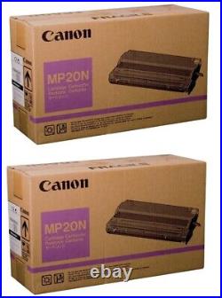 2 Genuine CANON MP20N MP-20N Toner Cartridges 3708A006 for MP 50 60 70 80 90