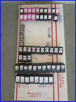 2# Lot of 54. Used Empty HP Canon BLACK AND COLOR INK CARTRIDGES