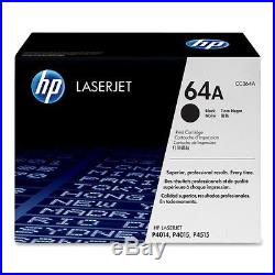 2 MOSTLY NEW Genuine HP 64A Laser Cartridges 74% and 88% Toner Printer-Tested