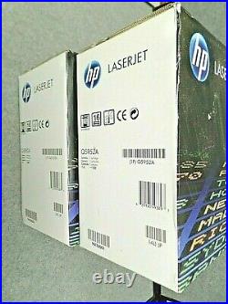 2 of HP 643A Toner = 1 each Q5952A Yellow + Q5950A Black Date Coded 8/2016