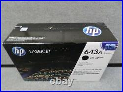 2 of HP 643A Toner = 1 each Q5952A Yellow + Q5950A Black Date Coded 8/2016