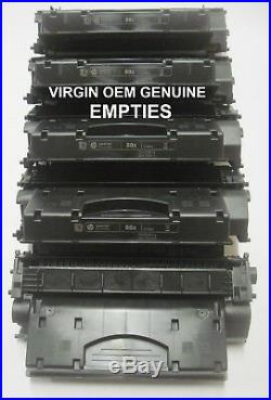 20 EMPTY Virgin OEM Genuine HP 80X Laser Toner Cartridges CF280X FAST FREE SHIP