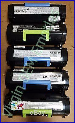 20 Virgin Genuine Empty Dell Lexmark MS810 Toner Cartridges FREE SHIP 521