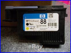 200 Empty OEM HP 88 Black/Yellow (C9381A) Printhead Ink Cartridges