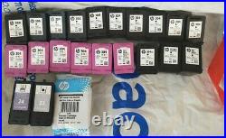 22x Empty Ink Cartridges genuine virgin HP304 HP304XL Black Tri-Colour, Lexmark