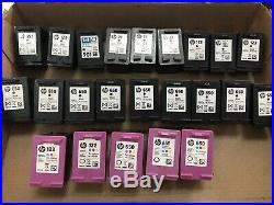 23 Genuine Hp Empty Ink Cartridges Virgin Mix 122 650 123 21 etc