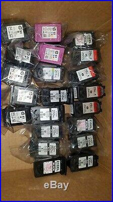 24x MIX -used/empty Ink Cartridges Canon 210xl & HP 61 Black/color (211xl)