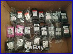 24x MIX -used/empty Ink Cartridges Canon 210xl & HP 61 Black/color (211xl)