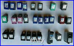 27 EMPTY Virgin Ink Cartridges HP 15,21,22,27,56,57,58,65,92,93,95,98,901,920