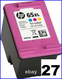27 Empty HP 65 XL 65XL Tri-Color Ink Cartridges Used Printer Cartridges Office