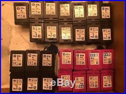 27 HP 61 XL Cartridges 8 Color 19 Black EMPTY VIRGIN USED Shipped Free