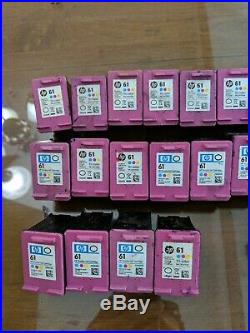 28 HP 61 Color (24) 61xl (4) Color Virgin Genuine Empty Ink Cartridges Used Cb7