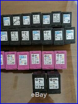 28 HP61 HP 61 61XL Empty Ink 20 Black & 8 Tri-Color Virgin Never Refilled! CB-3
