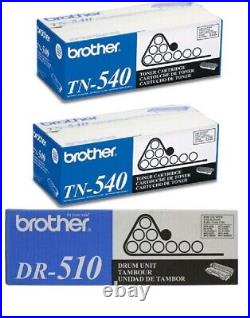 3 New Genuine Factory Sealed Brother DR-510 Drum Unit & TN-540 Toner Cartridges