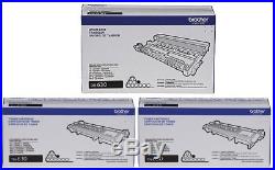3 TOTAL New Genuine Brother TN-630 DR-630 Toner Cartridges and Imaging Drum