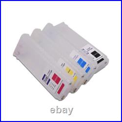 300ML HP728 Empty Refillable Ink Cartridge With Chip For HP DesignJet T730 T830