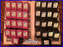 34 HP 61 Cartridges 17 Color and 17 Black EMPTY VIRGIN USED Shipped Free