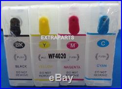 4 Empty Refillable Ink Cartridges For Epson WP-4010 WP-4020 WP-4023 676XL-USA