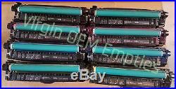 4 sets Virgin Genuine Empty HP CF360A CF363A Toner Cartridges FREE SHIP 508A