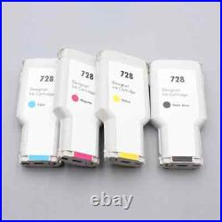 4x300ml 728 Empty ink cartridge No ink for HP DesignJet T730 T830 printer