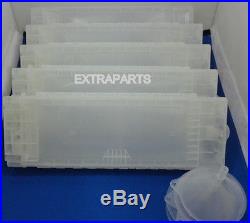 5 EMPTY Refillable ink cartridge for Epson SureColor T3000 T5000 T7000 -USA