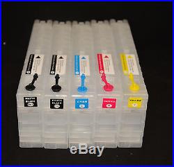 5 EMPTY Refillable ink cartridge for Epson SureColor T3270 T5270 T7270 with ARC