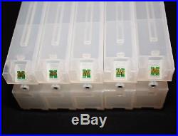 5 EMPTY Refillable ink cartridge for Epson T3270 T5270 T7270 with ARC CIS CISS L