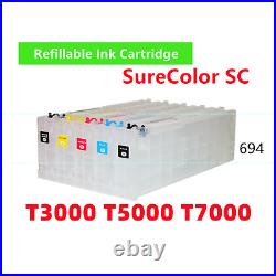 5 Empty Refillable Ink Cartridge T694 694 for SureColor T3000 T5000 T7000