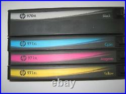 5 Sets EMPTY Virgin Genuine HP 970XL 971XL HIGH YIELD Ink Cartridges FREE SHIP