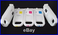 5 colors 700ml PFI 703 Refillable ink cartridges for Canon IPF 810 820 815 825