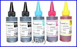 500ml Universal Premium Printer Ink refill bottles kit for empty Ciss cartridge