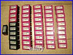 51 Genuine HP 62 Instant Ink Cartridges Used and Empty 44 Tri-Color 7 Black