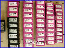 51 Genuine HP 62 Instant Ink Cartridges Used and Empty 44 Tri-Color 7 Black