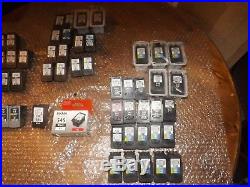 56 genuine used empty canon ink cartridges virgin for re-fill