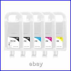 5Colors PFI-703 Refillable Ink Cartridge With Chip For Canon iPF810 815 820 825