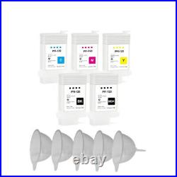 5PC 130ML PFI-120 Empty Ink Cartridge for Canon TM-200 TM-205 TM-300 TM-305