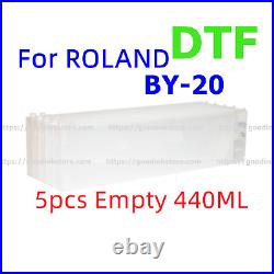 5PC Empty Refillable Cartridge For Roland Versastudio BY-20 BY20 DTF